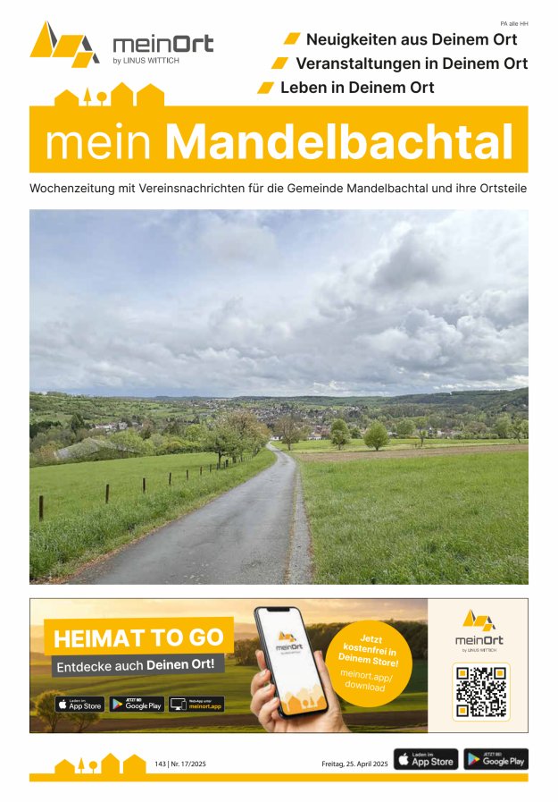mein Mandelbachtal Titelblatt 17/2025