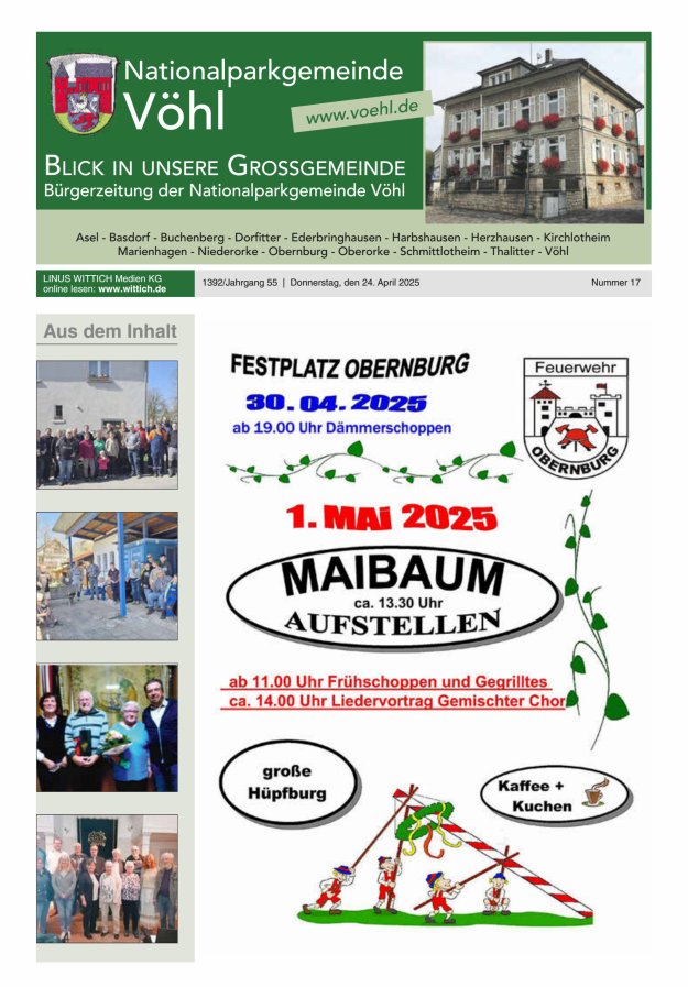Blick in unsere Grossgemeinde Titelblatt 17/2025