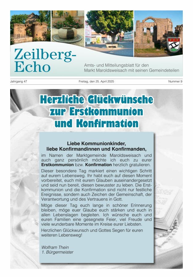 Zeilberg-Echo Titelblatt 09/2025