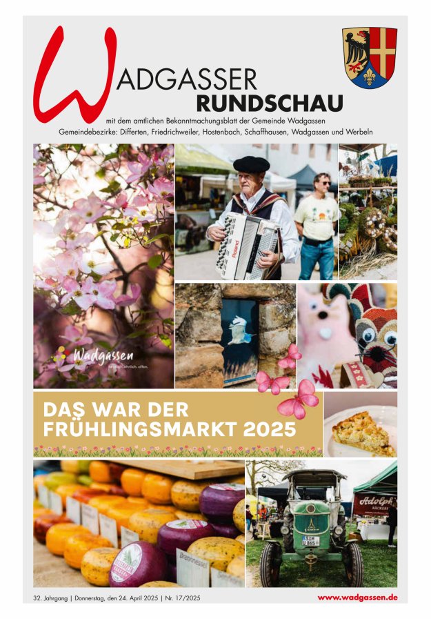 Wadgasser Rundschau Titelblatt 17/2025
