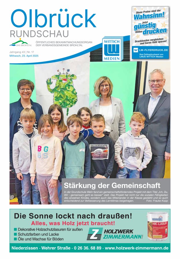 Olbrück Rundschau Titelblatt 17/2025