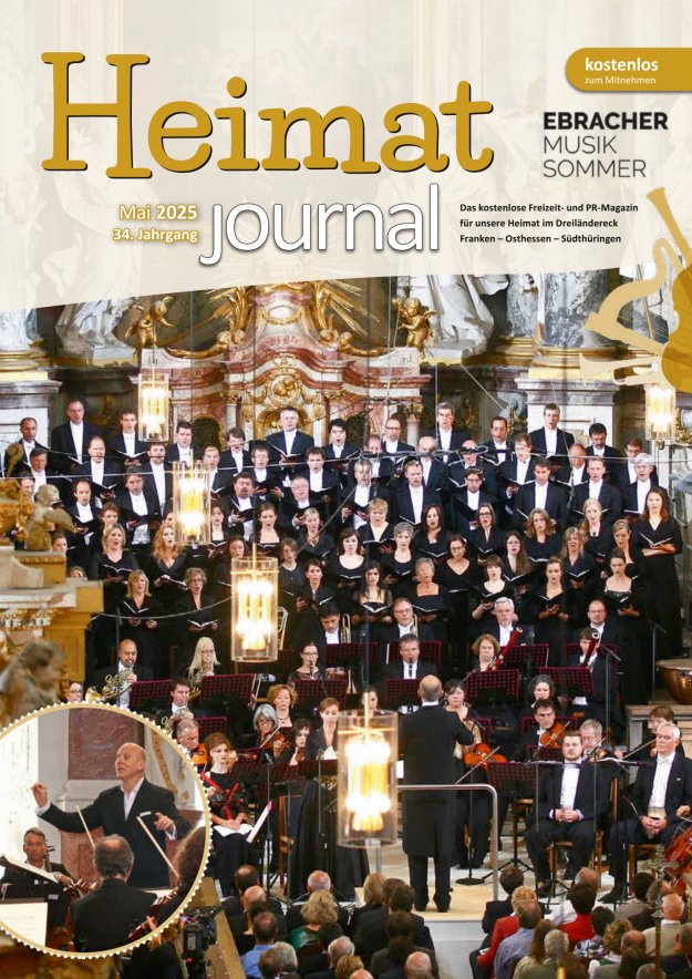 "Heimatjournal" im Dreiländereck Franken-Osthessen-Südthüringen Titelblatt 03/2025