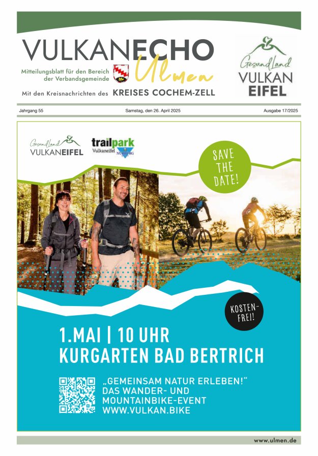 Vulkan Echo VG Ulmen Titelblatt 17/2025