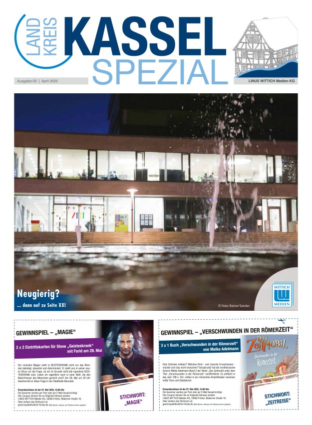 Landkreis Kassel Spezial Titelblatt 02/2025