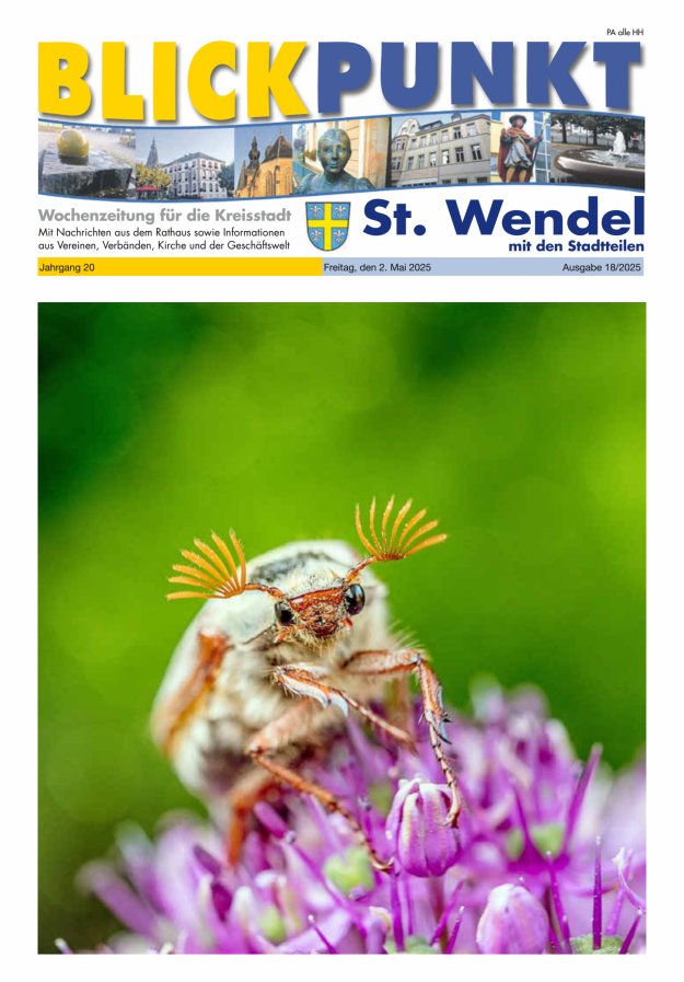 Blickpunkt St Wendel Titelblatt 18/2025