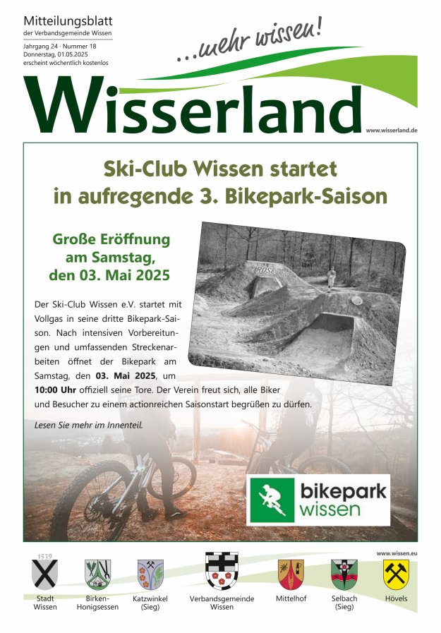Mitteilungsblatt Wissen - Wisserland...mehr wissen! Titelblatt 18/2025