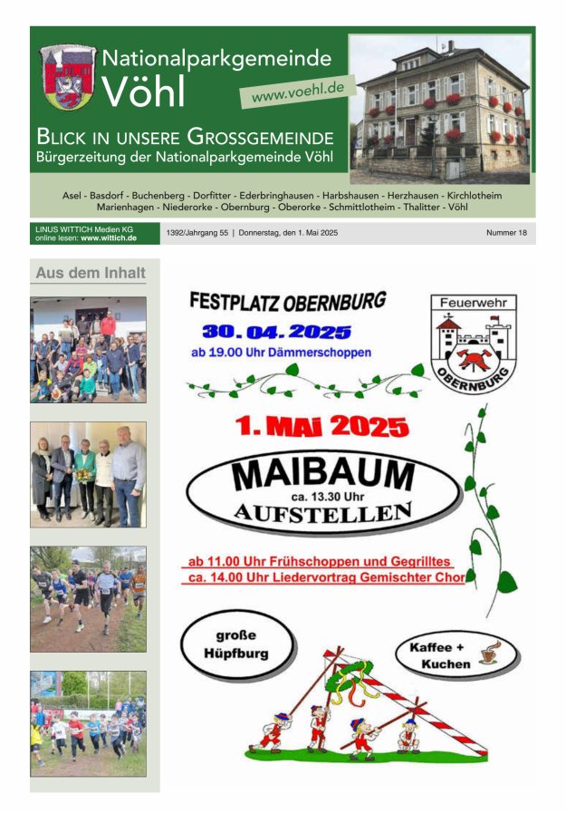 Blick in unsere Grossgemeinde Titelblatt 18/2025