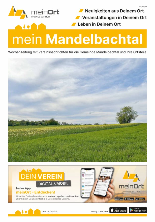mein Mandelbachtal Titelblatt 18/2025