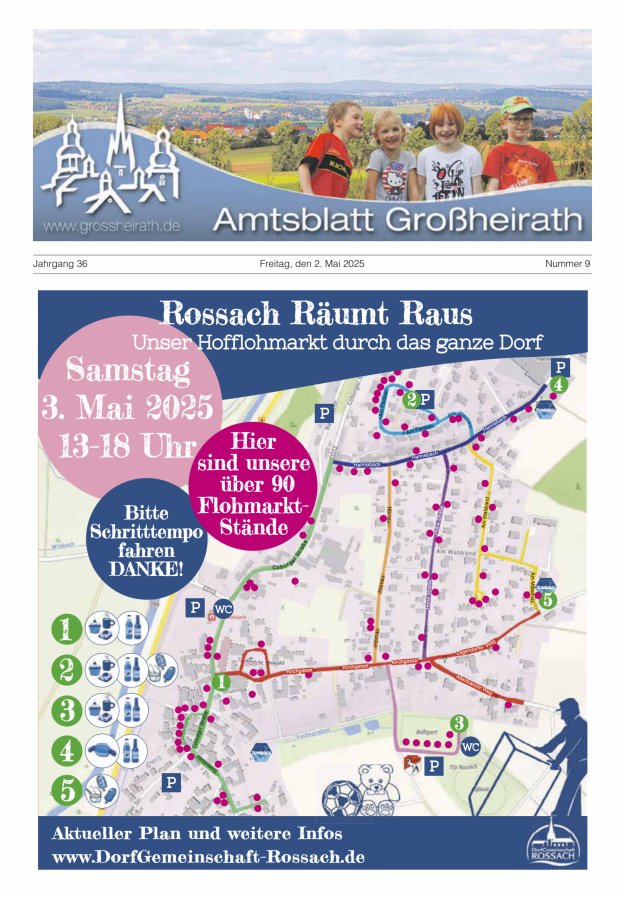 Amtsblatt Großheirath Titelblatt 09/2025