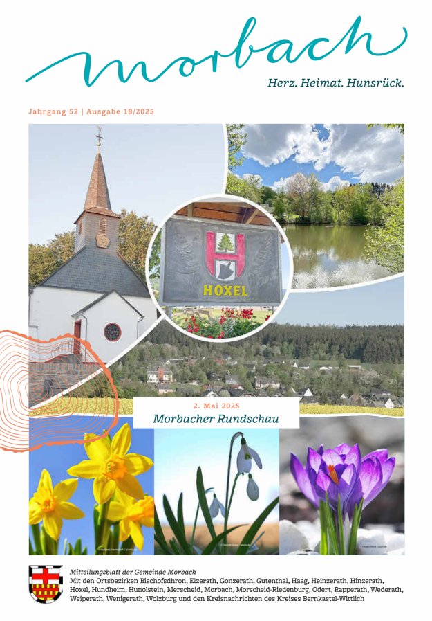 Morbacher Rundschau Titelblatt 18/2025