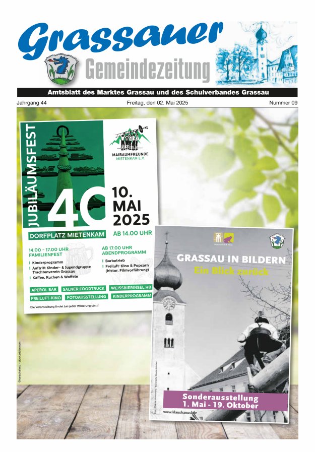 Grassauer Gemeindezeitung Titelblatt 09/2025