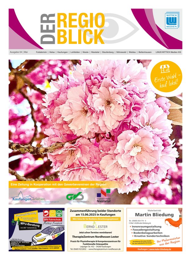 Regioblick Titelblatt 04/2025