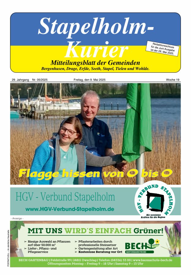 Stapelholm-Kurier Titelblatt 05/2025