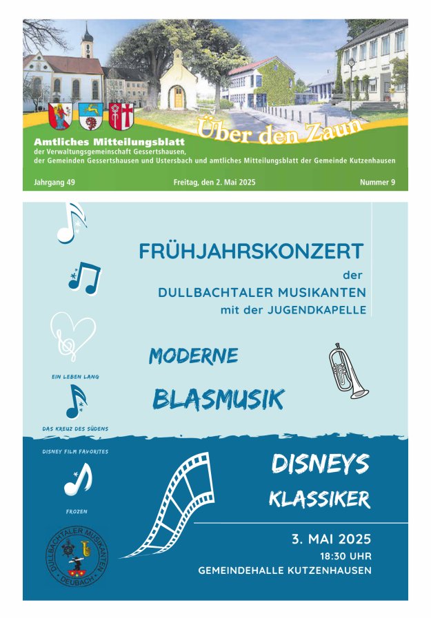 Über den Zaun Titelblatt 09/2025