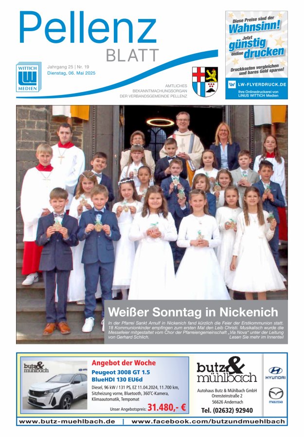 Pellenzblatt Titelblatt 19/2025