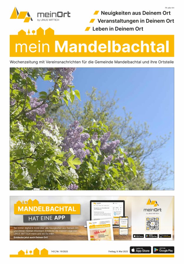 mein Mandelbachtal Titelblatt 19/2025
