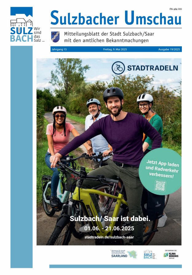 Sulzbacher Umschau Titelblatt 19/2025