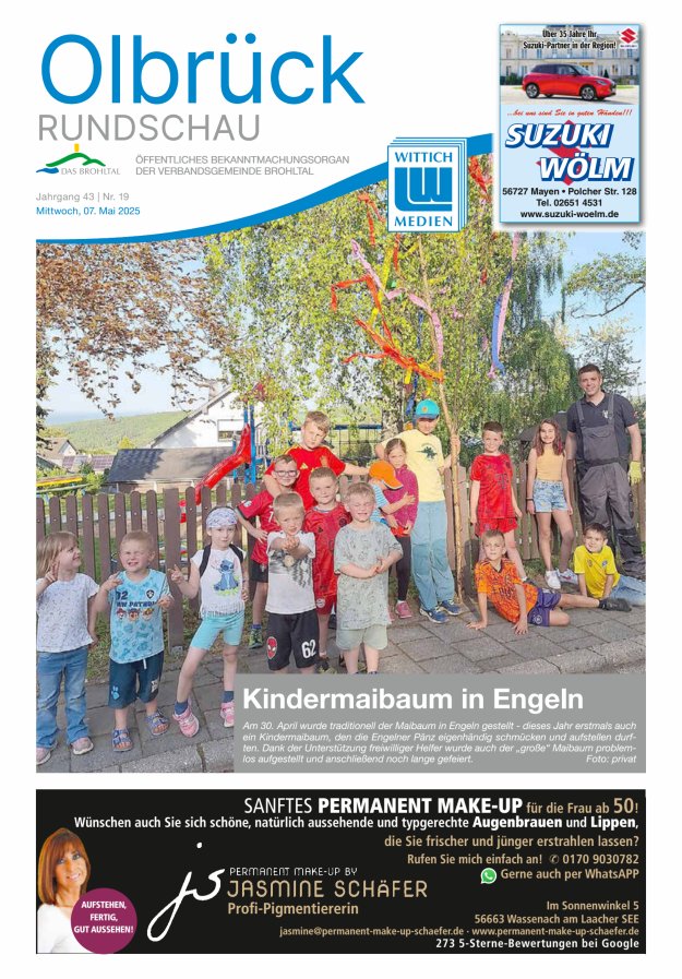 Olbrück Rundschau Titelblatt 19/2025