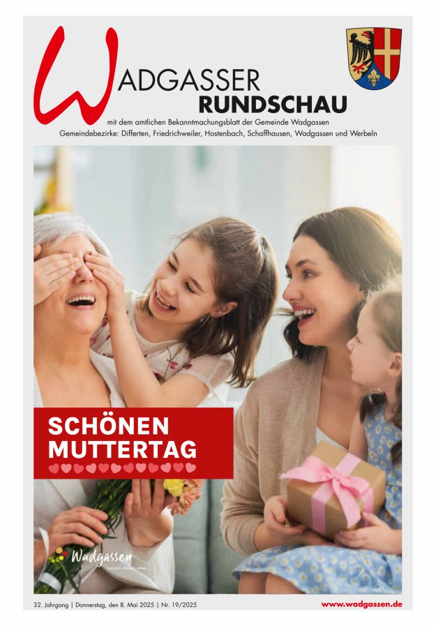 Wadgasser Rundschau Titelblatt 19/2025