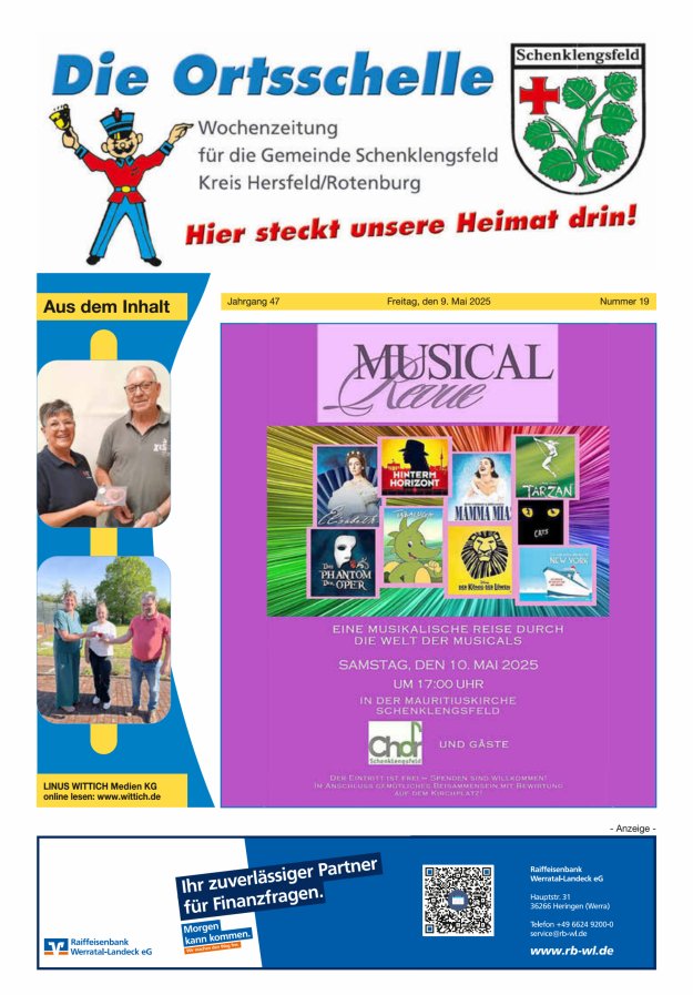 Die Ortsschelle Titelblatt 19/2025