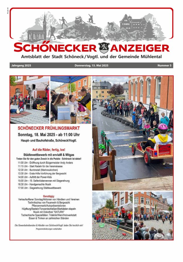 Schönecker Anzeiger Titelblatt 05/2025