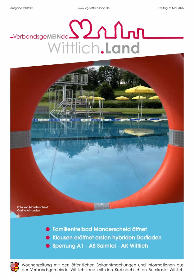 Mein Wittlich.Land Titelblatt 19/2025