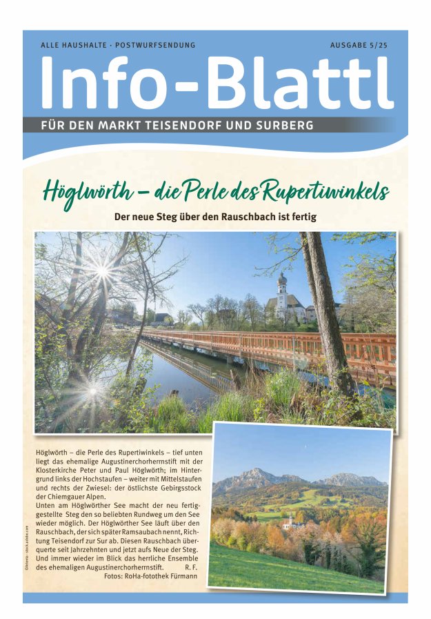 Infoblattl Teisendorf Titelblatt 05/2025
