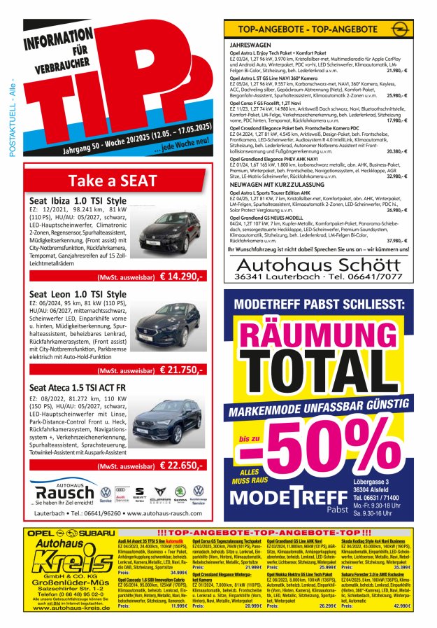 Tipp Vogelsberg Titelblatt 20/2025