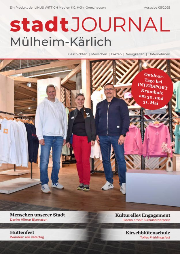 Stadtjournal Mülheim-Kärlich Titelblatt 05/2025