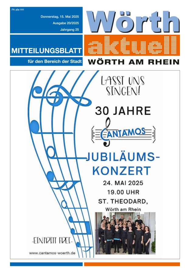 Wörth aktuell Titelblatt 19/2025