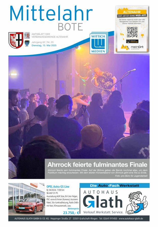 Mittelahr Bote Titelblatt 20/2025