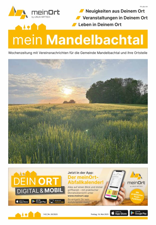 mein Mandelbachtal Titelblatt 20/2025