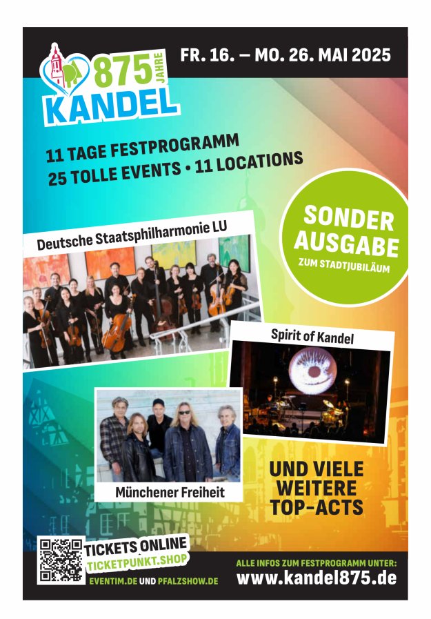 Kandel 875-Jahre Titelblatt 01/2025