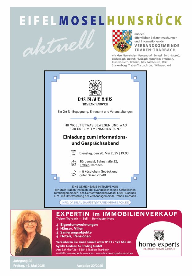 Eifel-Mosel-Hunsrück aktuell VG Traben-Trarbach Titelblatt 20/2025