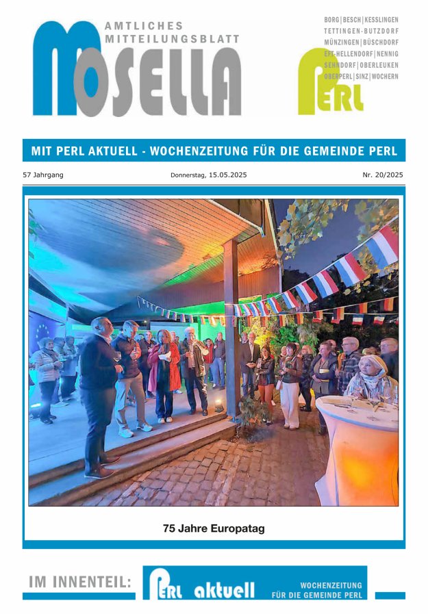 Mosella Perl Titelblatt 20/2025