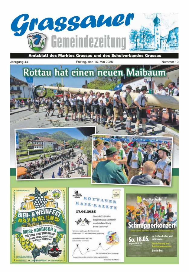 Grassauer Gemeindezeitung Titelblatt 10/2025