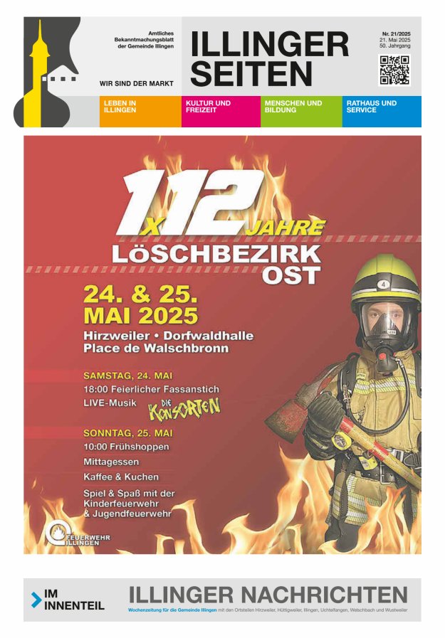 Illinger Seiten Titelblatt 21/2025