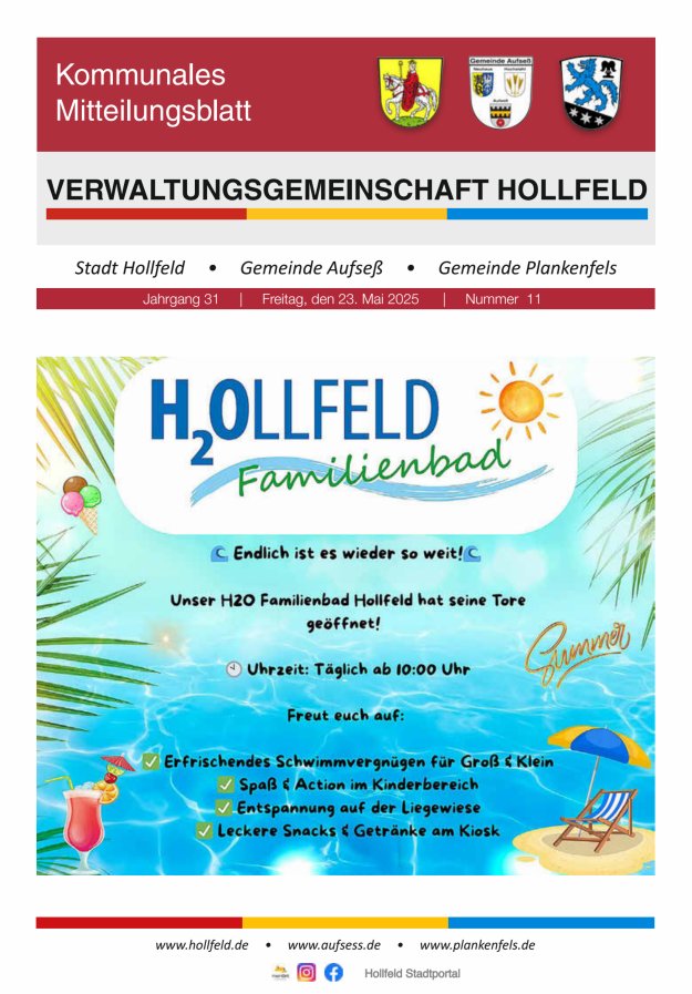 MB der Verwaltungsgemeinschaft Hollfeld  Titelblatt 11/2025