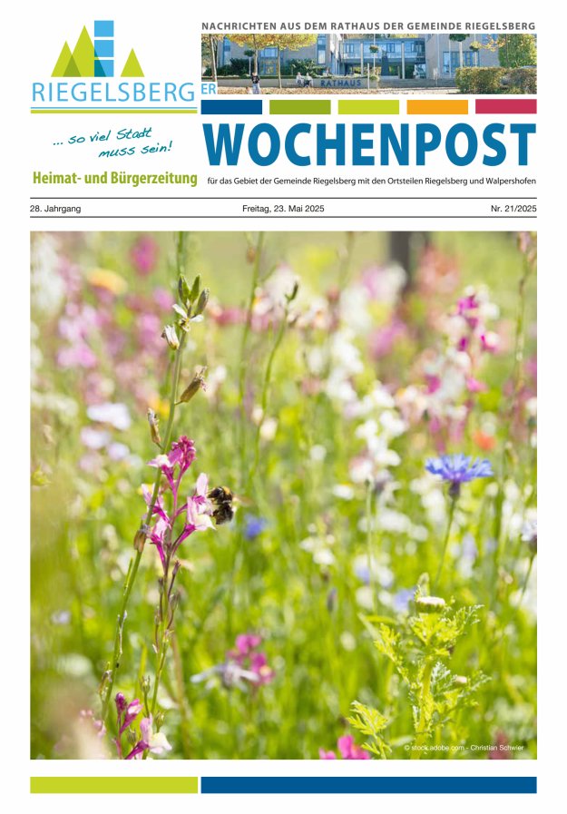 Riegelsberger Wochenpost Titelblatt 21/2025