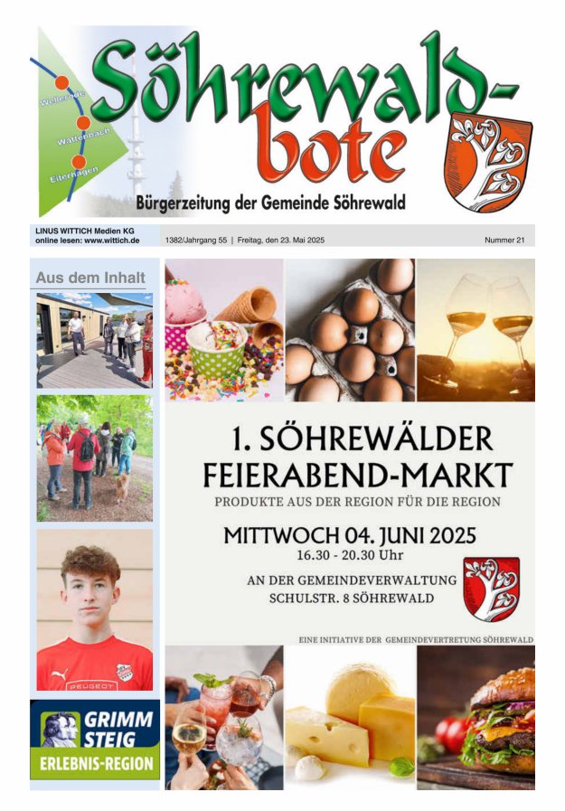 Söhrewaldbote Titelblatt 21/2025