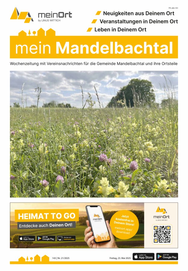 mein Mandelbachtal Titelblatt 21/2025