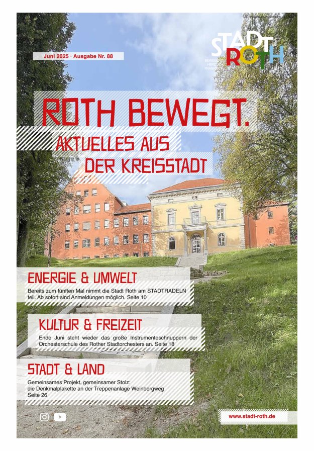 Roth bewegt. Titelblatt 88/2025