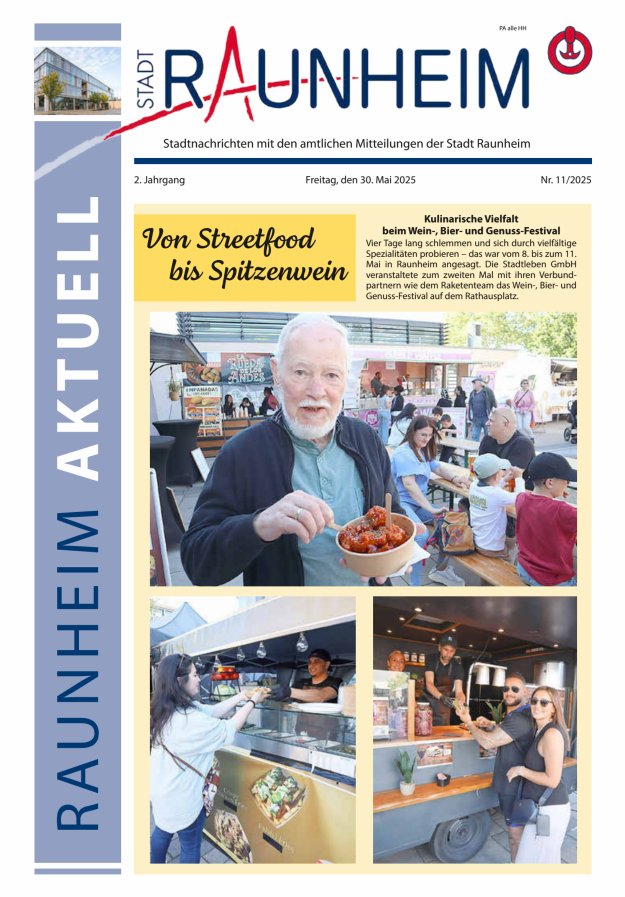 Raunheim aktuell Titelblatt 11/2025