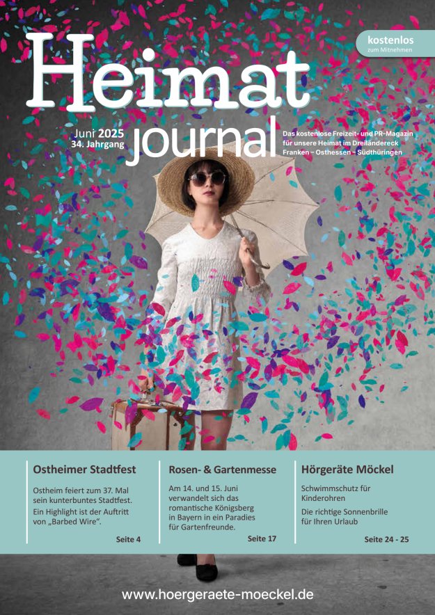 "Heimatjournal" im Dreiländereck Franken-Osthessen-Südthüringen Titelblatt 04/2025
