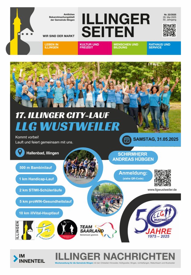 Illinger Seiten Titelblatt 22/2025