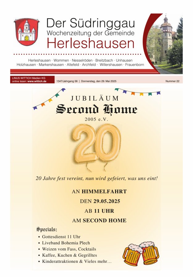 Der Südringgau Titelblatt 22/2025