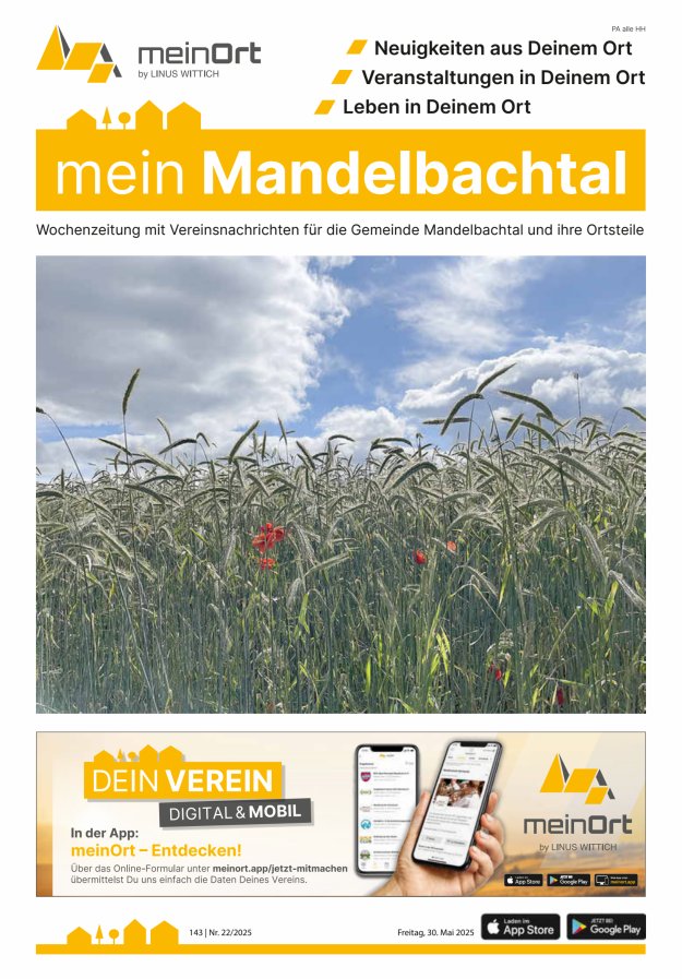 mein Mandelbachtal Titelblatt 22/2025