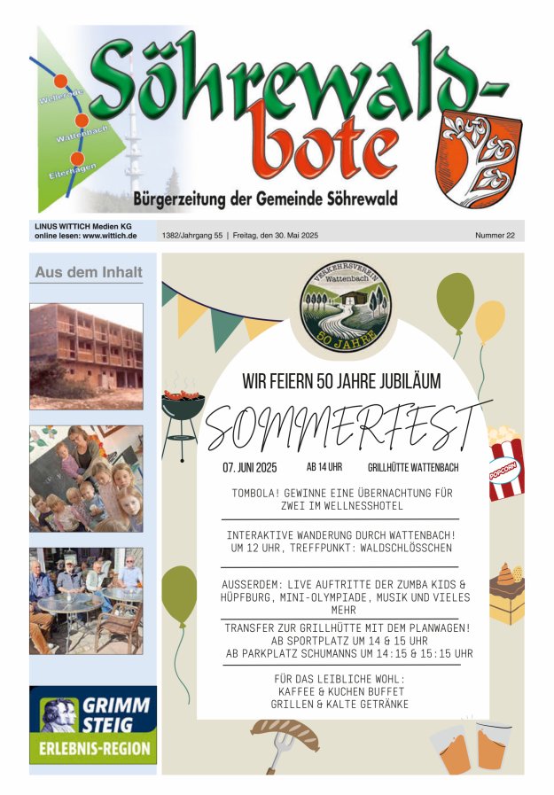 Söhrewaldbote Titelblatt 22/2025