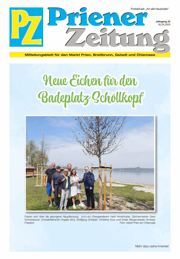 Priener Zeitung Titelblatt 05/2025