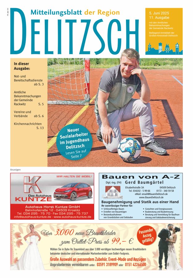 Mitteilungsblatt der Region Delitzsch Titelblatt 11/2025